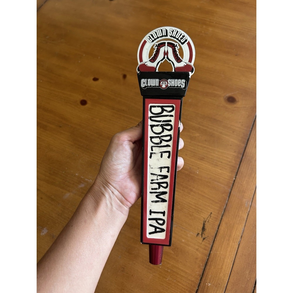 Clown Shoes Beer Company Logo Beer Tapper Handle‎ 12" Tall - 3-Sided